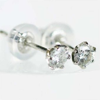 ダイヤモンド ピアス プラチナ Pt900 Pt 0.2ct ダイヤ 一粒 2石 天然ダイヤモンド レディース ジュエリー アクセサリー 金属アレルギー対応 両耳用 シンプル 華奢 上品 ギフト プレゼント ラッピング対応 贈り物