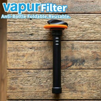 vapur MicroFilter ヴェイパー マイクロフィルター vapur専用のマイクロフィルター 全容量のシリーズに対応し最先端の中空糸膜技術を採用した超軽量で化学薬品を使用しない浄水システム 約500Lの水をろ過可能 浄水機能 川や湖の水を安全に飲める 災害時に便利