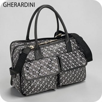ゲラルディーニ ハンドバッグ レディース ブランド GHERARDINI Italy GHB0247 GRANI グレー/ブラック