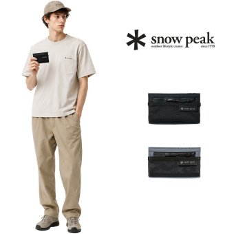 snowpeak Everyday Use Smart Wallet 折り財布 財布 さいふ サイフ ウォレット コンパクト 軽量 レディース メンズ ギフト プレゼント ブラック bb26su010