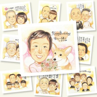 似顔絵 贈り物 誕生日 名入れ プレゼント ギフト 手描き 誕生日 お祝い バースデー 記念日 パートナー 子供 友達 家族 修正無料 名入れ 下書き確認 サプライズ かわいい そっくり 実績多数 サプライズ 記念 バースデー 思い出 ウェディングギフト 初任給 メモリアル 闘病中の方への励まし 応援 披露宴 古希祝い キレイ 長寿祝い 喜寿祝い メモリアルギフト