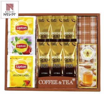 ネスカフェ リプトン はちみつ 詰合せ ティーギフトセット 計11点入 コーヒー 紅茶 カフェラテ セット 純粋はちみつ【北海道・沖縄県・離島 配送不可】