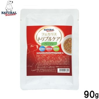 ナチュラルハーベスト NaturalHarvest 国産 フェカリストリプルケア ベニソン ドッグフード 90g