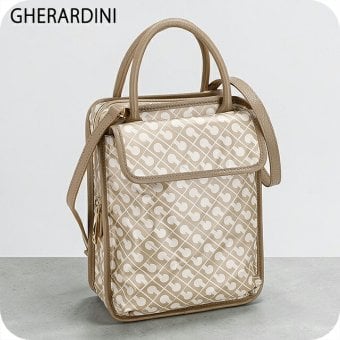 ゲラルディーニ ショルダーバッグ レディース ブランド GHERARDINI Italy GHB0102 CRETA ベージュ
