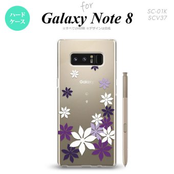 【SC01K】【スマホケース/スマホカバー】【ギャラクシー ノート8】SC01K スマホケース Galaxy Note8 SC-01K カバー ギャラクシー ノート8 ティアレ 紫 nk-sc01k-1078【メール便送料無料】
