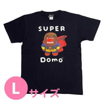 どーもくん SUPER Domo Tシャツ(L) ネイビー アパレル NHK