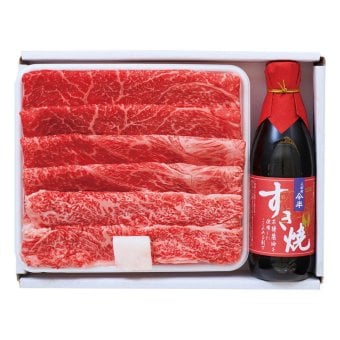 松阪牛すき焼き食べ比べ&今半割下セット (MBKTSW36-100MA) [お中元][お歳暮] ※送料無料(北海道・沖縄・離島への配送不可)