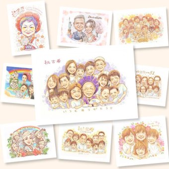 古希のプレゼントに、特別なお祝いに、特別な笑顔を贈れます。修正無料で、納得しながら進められます。 古希 贈り物 似顔絵 手描き プレゼント 名入れ ギフト 古希 記念 傘寿 長寿 大人数 おばあちゃん 祖父母 おじいちゃん 修正無料 下書き確認 名入れ 喜ばれる 宝物 親孝行 一生もの 70歳 古希 一生もの 長寿祝い 感謝の品 披露宴 お祝い返し ハロウィン オーダーメイド 百寿祝い 古希祝い
