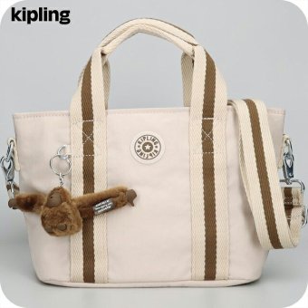 キプリング トートバッグ レディース ブランド Kipling ミンタ ロゴ ワンポイント 無地 2WAY KI7541-9LO Soft Sand