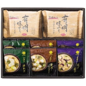 【ギフト対応無料】お歳暮・冬ギフト 京懐石おみそ汁&有明味のり詰合せ NF-AES (NF-AES) ※送料無料(北海道・沖縄は除く)