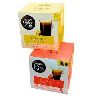 ネスカフェ ドルチェグスト レギュラー リッチ ブレンド 各30杯分 パッケージダメージがある場合がございます。※タイプが選べます。商品詳細を選択してください。
