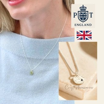 英国製 ハンドメイド 一粒サファイア シルバーネックレス レディース サファイア 天然石 スターリングシルバー 925 上品 シンプル 大人 女性 彼女 妻 母 誕生日 記念日 母の日 クリスマス プレゼント ギフト