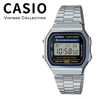 箱なし カシオ 腕時計 メンズ レディース CASIO デジタル シルバー ブラック レトロ ヴィンテージ ストップウォッチ アラーム バックライト 軽量 海外モデル 逆輸入 通勤 通学 プレゼント ギフト 成人 卒業 入学