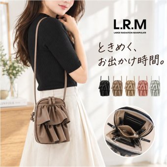 LRM ショルダーバッグ KTO-1250 通販 スマホショルダーバッグ ショルダーバック お財布ショルダー スマホポーチ お財布ポシェット 斜め掛けバッグ 斜めがけバッグ レディース 小さめ 旅行 通勤 通学 かわいい きれいめ おしゃれ レディースバッグ