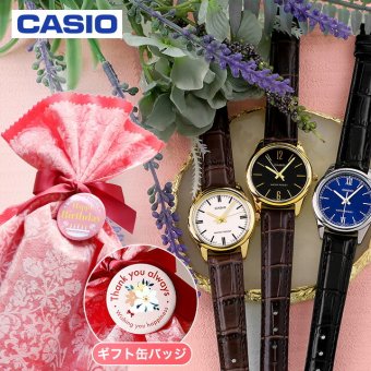 レディース ギフトセット カシオ CASIO クォーツ 電池式 LTP-V005L-GL スタンダード チプカシ 海外モデル レディース 腕時計 おしゃれ ブランド 選べるチプカシ
