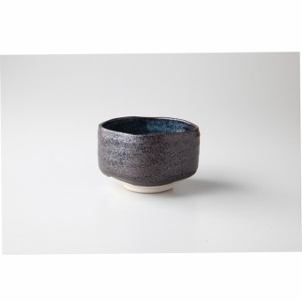 黒結晶　抹茶碗 土物 美濃焼 やきものの里から、暮らしを贈ります。　ギフト 食器 セット テーブルウェア