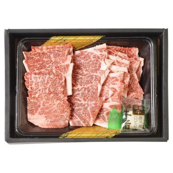 知床牛焼肉350g (410130) [お中元][お歳暮] ※送料無料(北海道・沖縄・離島への配送不可)