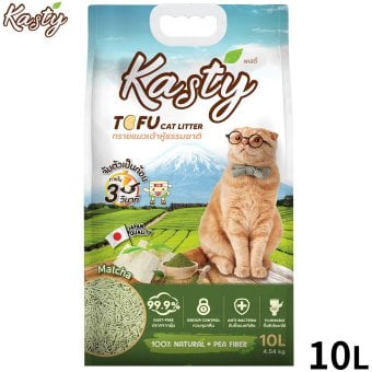 Kaniva カニワ Kasty キャスティー 豆腐猫砂 抹茶（マッチャ） 10L（4.54kg）