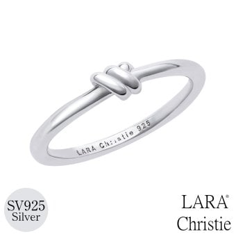 リング 指輪 レディース シルバー925 結び目 ノット モチーフ [ WHITE Label ][ララクリスティー]