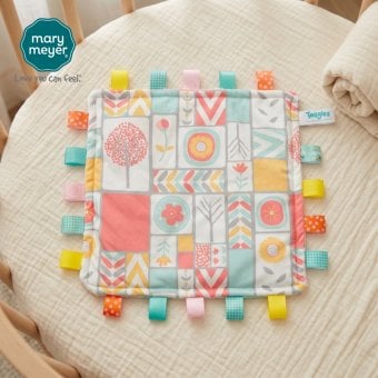メリーマイヤー タギーズ コンフィブランケット カラーブロック 30cm | 毛布 タオル ベビー 赤ちゃん 0歳 用品 安全 Mary Meyer 正規輸入品