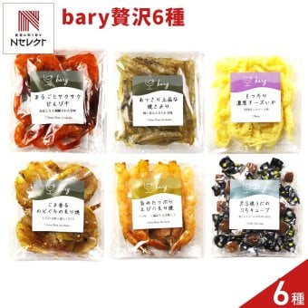 bary 海鮮 おつまみ 詰め合わせ 食べ比べセット 6種入 珍味 乾き物 お酒のお供 魚介 ホクチン 酒の肴【沖縄県・離島 配送不可】