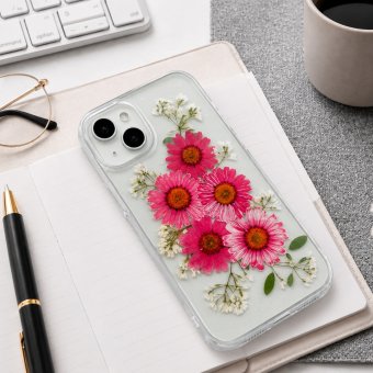 【ほぼ全機種対応スマホケース❁】押し花スマホケース NO.514（ピンクト）（着日指定不可） 押し花＆レジン iPhone/Xperia/AQUOS/Galaxy他