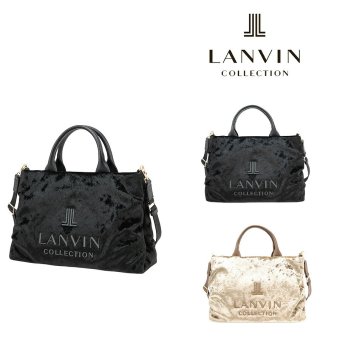 LANVIN ランバン トートバッグ プリエヴェロール 斜め掛け 手持ち 2way 普段使い 使いやすい シンプル レディース ギフト プレゼント ブラック 61-6061