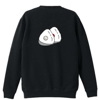 ソフトボール トレーナー スウェット メンズ レディース ジュニア 裏パイル 練習着 おもしろ 名入れ おしゃれ 文字入れ無料 綿100% キッズ 大きいサイズ 「ソフトボール in おにぎり」 アートワークスコウベ 【送料無料】