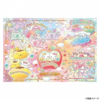 【9月30日入荷分予約受付中】 サンリオ ジグソーパズル 150ラージピース キラキラゆうえんち ハローキティ マイメロディ シナモロール キャラクター グッズ 子供 知育玩具 大人 ギフト プレゼント サンリオ正規ライセンス品