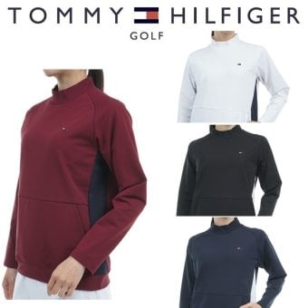 トミーヒルフィガー ゴルフ レディース ストレッチウォーム LSモックネックシャツ TOMMY HILFIGER GOLF THLA472 秋冬モデル お誕生日祝い お祝い 記念品 30代 40代 50代 60代 母の日 お母さん 還暦祝い 敬老の日 彼女 人気プレゼント プレゼント