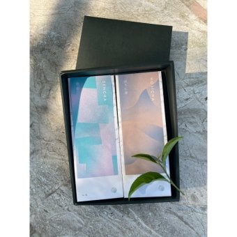 【自然栽培のお茶】リーフ2種セット：煎茶・ほうじ茶・紅茶から選べます【送料無料(一部地域除く)】