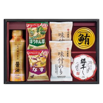 【ギフト対応無料】アマノフーズ&大森屋味付のりギフト (NYO-CER) ※送料無料(北海道・沖縄は除く)