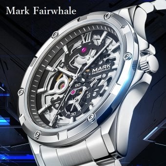 Mark Fairwhale FW-6960 メンズ 腕時計 自動巻き 防水 おしゃれ スポーツ ミリタリー かっこいい 彼氏 父の日 就職祝い 誕生日 プレゼント ギフト 10代 20代 30代 40代 50代 SALE 正規品