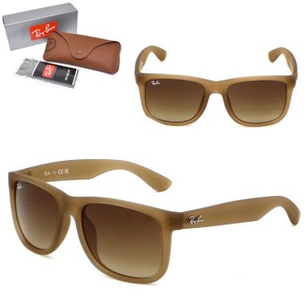 Ray-Ban レイバン サングラス 0RB4165F 681413 55 JUSTIN ジャスティン ローブリッジフィット ユニセックス RUBBER BEIGE BROWN