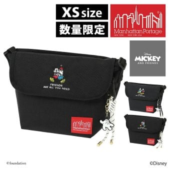 マンハッタンポーテージ ミッキーアンドフレンズ ナイロンメッセンジャーバッグXXS MP1603BPDMGNTMIC26 メンズ レディース 送料無料 誕生日プレゼント ギフト ラッピング無料 【正規代理店】