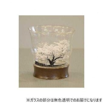 マジックロックグラス 桜 冷感 グラス おしゃれ ガラス コップ 変化 満開桜 有田焼 脚部 磁器 日本製 冷酒 酒器 モダン 和モダン ギフト プレゼント 誕生日 結婚祝い お祝い 父の日 母の日 敬老の日