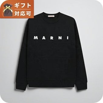 マルニ MARNI トレーナー スウェット マルニキッズ ms340u-m01612-m00v0-0m900-12y キッズ レディース 0M900 ブラック スウェット