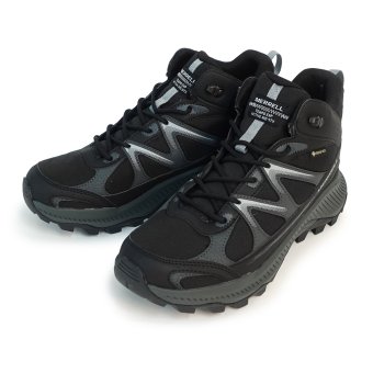 メレル MERRELL スニーカー メンズ ゴアテックス 防水 シューズ テンポ WXP アクティブ MID GTX ブラック 00005507 アウトドア ハイキングシューズ