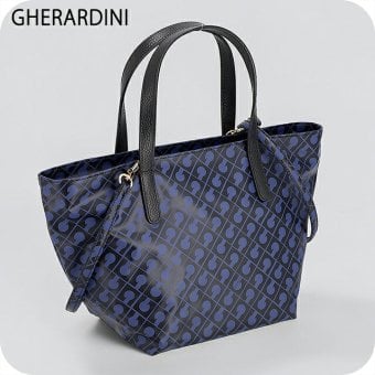 ゲラルディーニ トートバッグ レディース ブランド GHERARDINI Italy GHB0249 ODISS ネイビー/ブラック