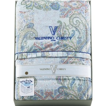 バレンチノクリスティ ヴァレンティノ クリスティー ウォッシャブル羽毛肌掛けふとん [26-7636-166] VCF-1525 丸洗い ダウン90パーセント フェザー 洗える 肌掛け布団 睡眠 快眠 寝具 お中元 内祝い ギフト
