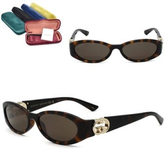 GUCCI サングラス グッチ GG1660S-002 EYEWEAR グローバルフィット ハバナ ブラウン メンズ レディース ユニセックス
