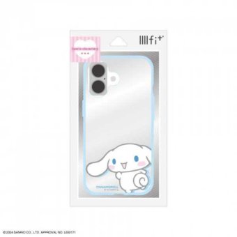 iPhone16 ケース サンリオ シナモロール 耐衝撃 ハイブリッド カバー IIIIfit Clear スマホケース キャラクター かわいい おしゃれ 透明 クリアケース サンリオ正規ライセンス品