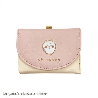 【11月20日入荷分予約受付中】 ちいかわ 口金財布 ピンク CHI3-2 がま口 ミニ財布 コンパクト 三つ折り財布 キャラクター グッズ かわいい おしゃれ プレゼント ギフト ちいかわ ハチワレ うさぎ メタル