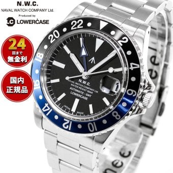 ナバルウォッチ NAVAL WATCH Produced By LOWERCASE ローワーケース FRXD005 腕時計 メンズ 自動巻き GMT