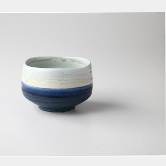 塗分清流　抹茶碗 陶器 美濃焼 やきものの里から、暮らしを贈ります。　ギフト 食器 セット テーブルウェア