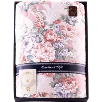 日本製 ウール10％入肌掛けふとん ピンク [26-7561-092] WHF-100 吸湿 保温 クリーニング 洗える