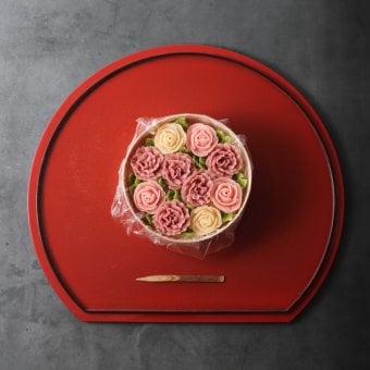 敬老の日に食べやすいミニサイズ「フラワーおはぎ敬老の日ミニボックス」抹茶餡 敬老の日2026