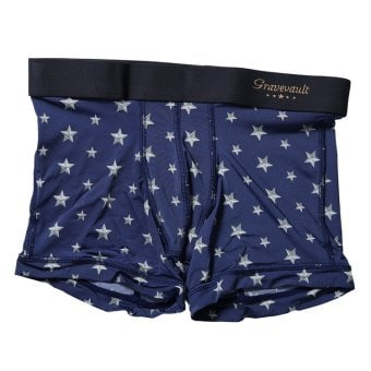グレイブボールト：STAR STUDS ボクサーパンツ (ネイビー)[ボクサーパンツ/ 男性下着/ メンズインナー/人気ブランド/おすすめギフト/誕生日プレゼント/メンズファッション]