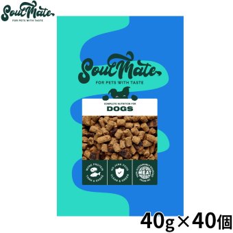 SoulMateソウルメイト DOGベイクド＆エアドライフード ドッグフード シーフード 40g×40個