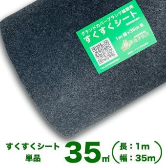 すくすくシート35平米 １m×35m 完全植栽マニュアル付き クラピア 芝桜 マルチング